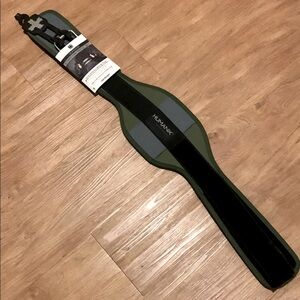 HUMANX Black and Green Weightlifting Belt Small